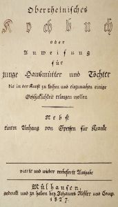 Titelseite der Sonderausgabe vom Jahr 1827, Lithographie.